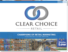 Tablet Screenshot of clearchoiceretail.com